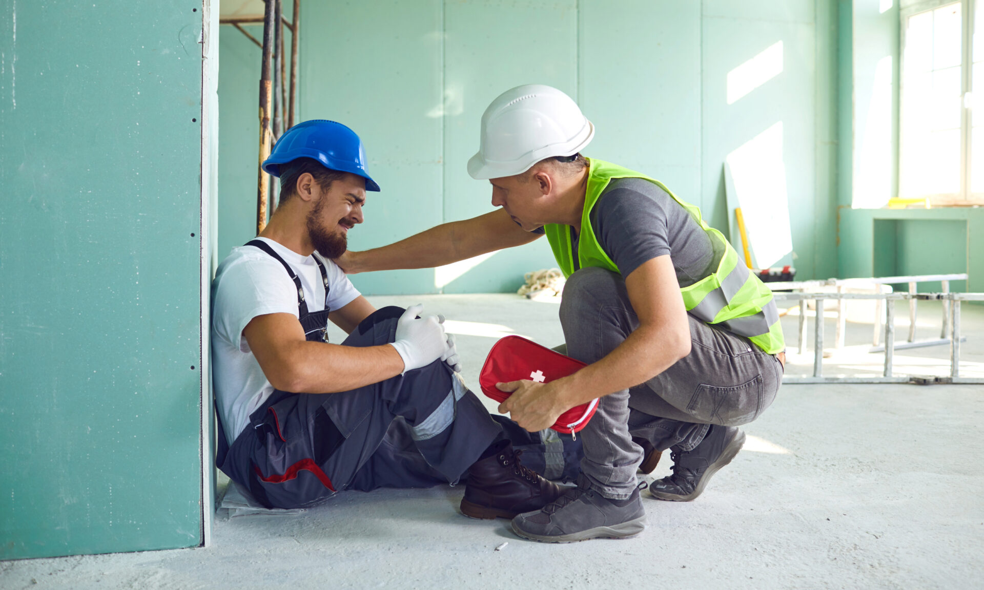 wypadek w pracy - na budowie 1