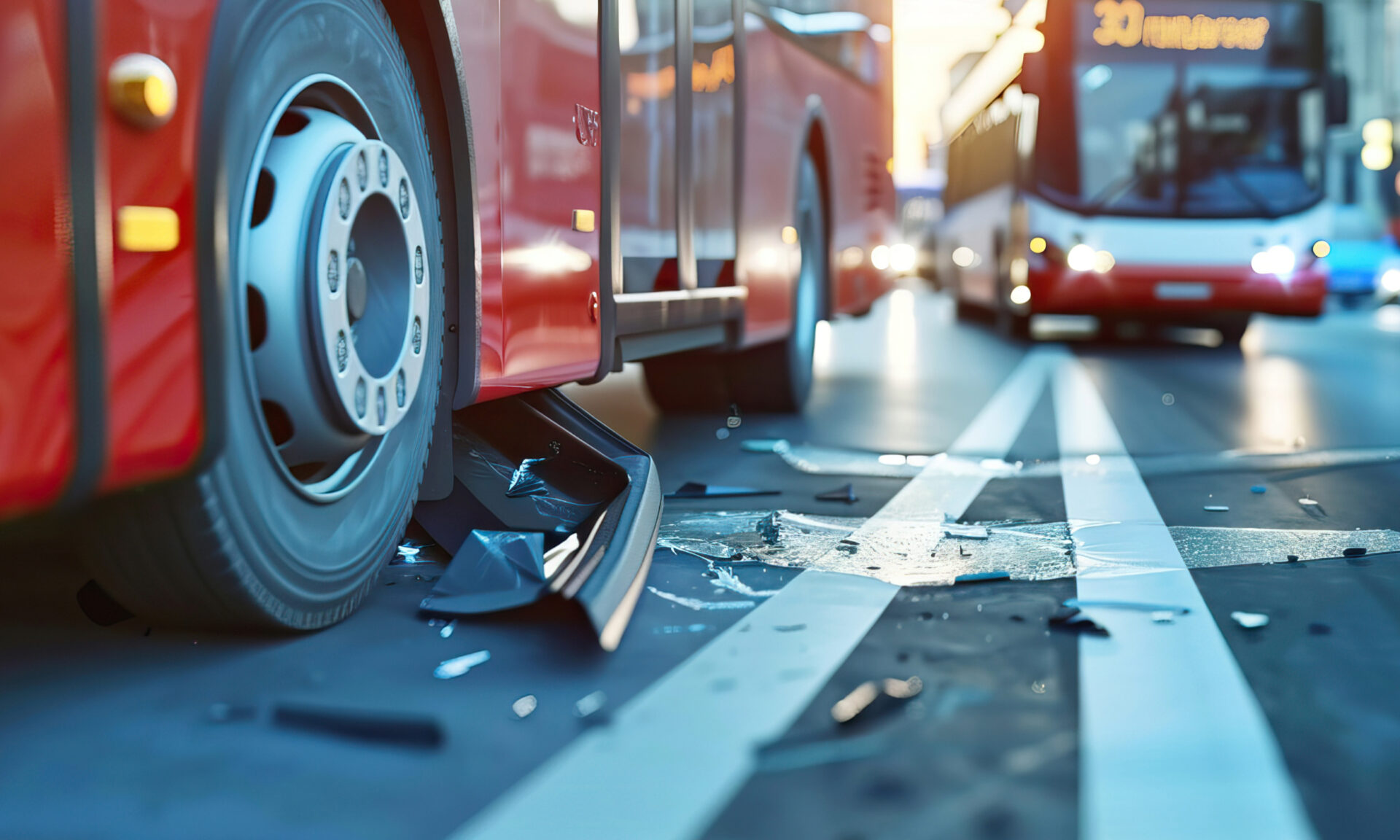 wypadki drogowe - autobus