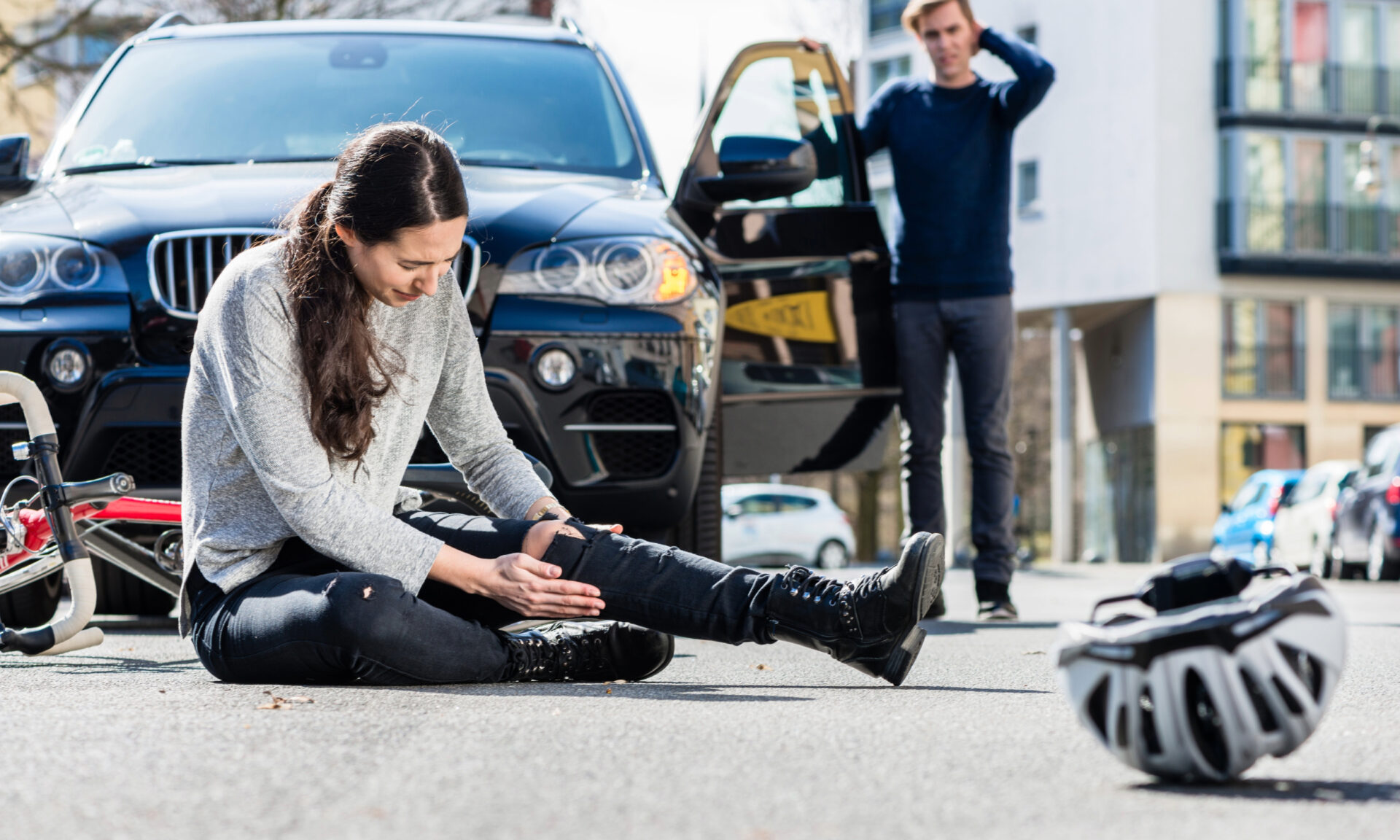 wypadki drogowe - potracenie rowerzysty